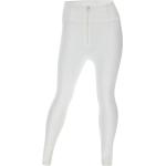 Pantaloni rock bianchi S in poliestere a vita alta per Donna Freddy WR.UP 