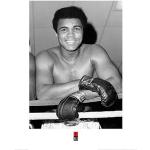 Pyramid International Muhammad Ali (Smile) – Stampa Artistica 60 x 80 cm, Carta, Multicolore, 60 x 80 x 1.3 cm