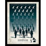 Pyramid International The Shawshank Redemption - Poster da parete con cornice da 30 x 40 cm, motivo Warner Bros 100° anniversario