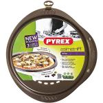 Teglie marroni in acciaio per pizza Pyrex 