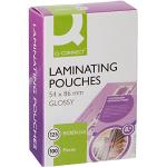 Q-Connect Laminating Pouch 54x86mm 125micron Pack of 100 KF01203