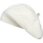 Cappelli invernali classici bianchi in acrilico per Donna 