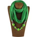 Collane etniche verdi con pendenti per Donna 
