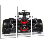 Quadri fotocamera Poster Fotografico Auto Formula 1, Mclaren F1, Fernando Alonso Dimensioni totali: 97 x 62 cm XXL, Multicolore
