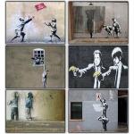 Poster murali moderni finitura opaca Banksy 