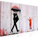 Runa Art Quadro Banksy Style Pioggia di Colori Sta