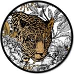 Quadri in metallo finitura opaca a tema leopardo Pintdecor 