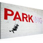 Quadro - Parking Girl Swing By Banksy 60x40cm Erro