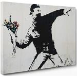 Quadri con fiori Conkrea Banksy 