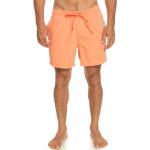 Pantaloni scontati arancioni M in poliestere con elastico per Uomo Quiksilver Everyday 