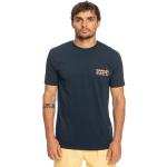 Magliette & T-shirt scontate blu S di cotone mezza manica con scollo rotondo per Uomo Quiksilver 