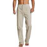 Pantaloni casual 3 XL taglie comode in velluto a coste traspiranti con elastico per Uomo 
