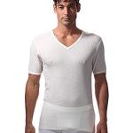 Magliette & T-shirt bianche di lana merino a tema insetti mezza manica con scollo a V per Uomo RAGNO 