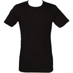 Magliette & T-shirt nere XL taglie comode di cotone sostenibili a tema insetti mezza manica con scollo rotondo per Uomo RAGNO 