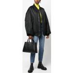 Shopper scontate nere in poliuretano Calvin Klein 