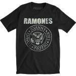 Magliette & T-shirt musicali nere XXL taglie comode manica lunga per Donna Ramones 