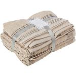 Asciugamani marrone scuro 30x30 di cotone da bagno 
