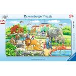 Puzzle scontati zoo per età 2-3 anni Ravensburger 