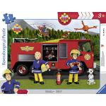 Ravensburger 06169 Fireman Sam Puzzle, Incorniciat