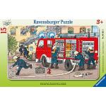 Puzzle incorniciati per bambini pompieri per età 2-3 anni Ravensburger 