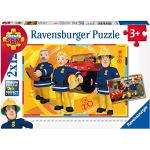 Puzzle classici per bambini pompieri da 12 pezzi per età 2-3 anni Ravensburger Sam il pompiere 