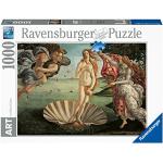 Ravensburger - Puzzle Botticelli Nascita di Venere 70x50 cm - Puzzle 1000 pezzi - Puzzle adulti e Ragazzi facile da comporre - Puzzle Quadri Famosi da Esporre - Puzzle Arte Educativo