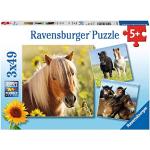 Puzzle classici a tema cavalli per bambini cavalli e stalle per età 5-7 anni Ravensburger 