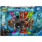 Ravensburger- Dragons 3 How To Train Your Dragon Drago, Elefante, Unicorno Puzzle per Bambini, Multicolore, 12629