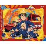 Puzzle incorniciati per bambini pompieri per età 3-5 anni Ravensburger Sam il pompiere 