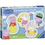 Puzzle incorniciati scontati per bambini per età 2-3 anni Ravensburger Peppa Pig 