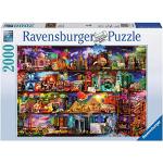 Ravensburger Puzzle 2000 Pezzi, Miracoloso Mondo dei Libri, Collezione Fantasy, Jigsaw Puzzle per Adulti, Puzzle Ravensburger - Stampa di Alta Qualità