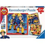 Puzzle classici a tema dinosauri per bambini pompieri per età 5-7 anni Ravensburger Sam il pompiere 