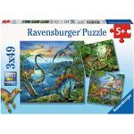 Puzzle classici a tema animali per bambini dinosauri per età 5-7 anni Ravensburger 