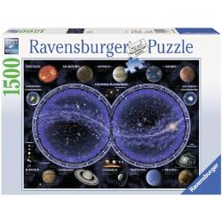 Ravensburger - Puzzle Planisfero celeste, 1500 Pezzi,Idea regalo, per Lei o Lui, Puzzle Adulti