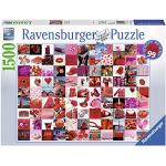 Ravensburger Puzzle Collage, 99 Belle Cose Rosse, Puzzle 1500 pezzi, Relax, Puzzles da Adulti, Dimensione: 80x60 cm, Stampa di alta qualità, Travel, Viaggi Puzzle, 1500 Pezzi