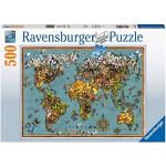 Puzzle a tema farfalla di paesaggi da 500 pezzi Ravensburger 