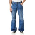 Jeans bootcut vita 34 indaco per Uomo 