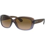 Ray-Ban RB4101 860/51 Marrone Jackie Ohh Rectangle Sunglasses Lens Category 3 S