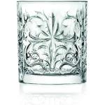 RCR Cristalleria Italiana S.p.a. Linea Tattoo | Bicchieri da Acqua in Vetro Moderni Set 6 Bicchieri di Cristallo da 34 Cl