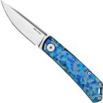 Real Steel Luna, Titanium Blue Camo 7001TC-BC coltello da tasca slipjoint