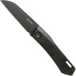 Real Steel Solis 7063B Black Titanium coltello da tasca slipjoint, Poltergeist design