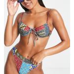Top bikini scontati multicolore XS per Donna Reclaimed vintage 