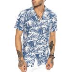 Camicie hawaiane casual blu XL mezza manica per Uomo Redbridge 