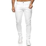 Jeans slim vita 34 casual bianchi di cotone per Uomo Redbridge 