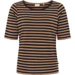 Magliette & T-shirt marroni S tinta unita oeko-tex sostenibili mezza manica con scollo rotondo per Donna Redgreen 