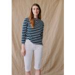 Pantaloncini bianchi XS di cotone a righe di jeans per Donna Redgreen 