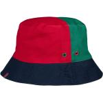 Cappelli rossi di cotone oeko-tex sostenibili traspiranti a pescatore per Uomo Redgreen 