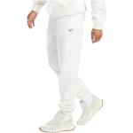 Pantaloni scontati bianchi XL di pile da jogging per Uomo Reebok Classic 