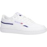 Sneakers larghezza C scontate bianche in similpelle per Donna Reebok Club C 