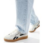 Sneakers stringate larghezza C scontate bianco sporco numero 44 di gomma antiscivolo per Donna Reebok Club C 